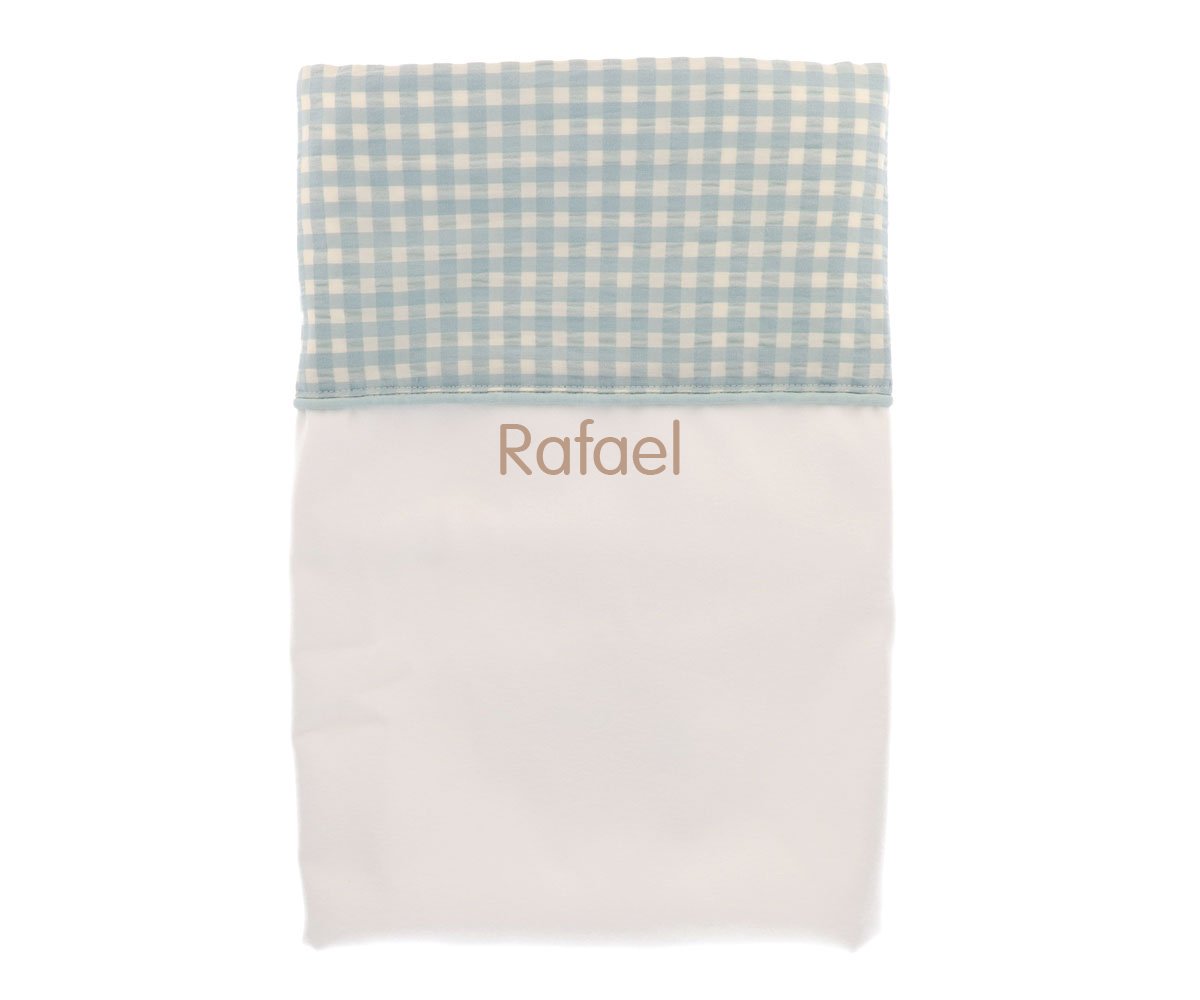 Manta Vichy Verde Personalizable