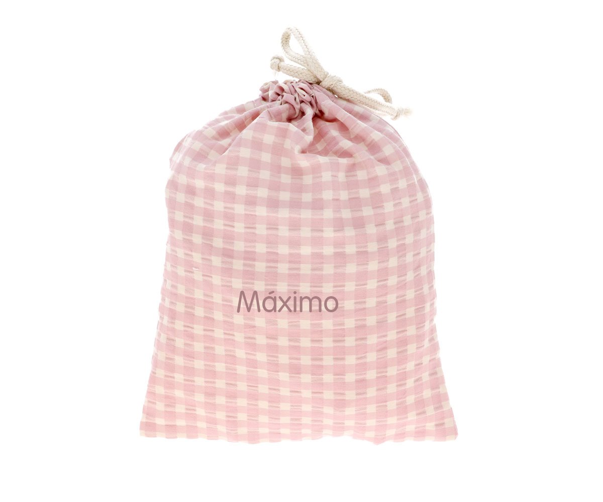 Borsa Merenda Vichy Rosa Personalizzabile