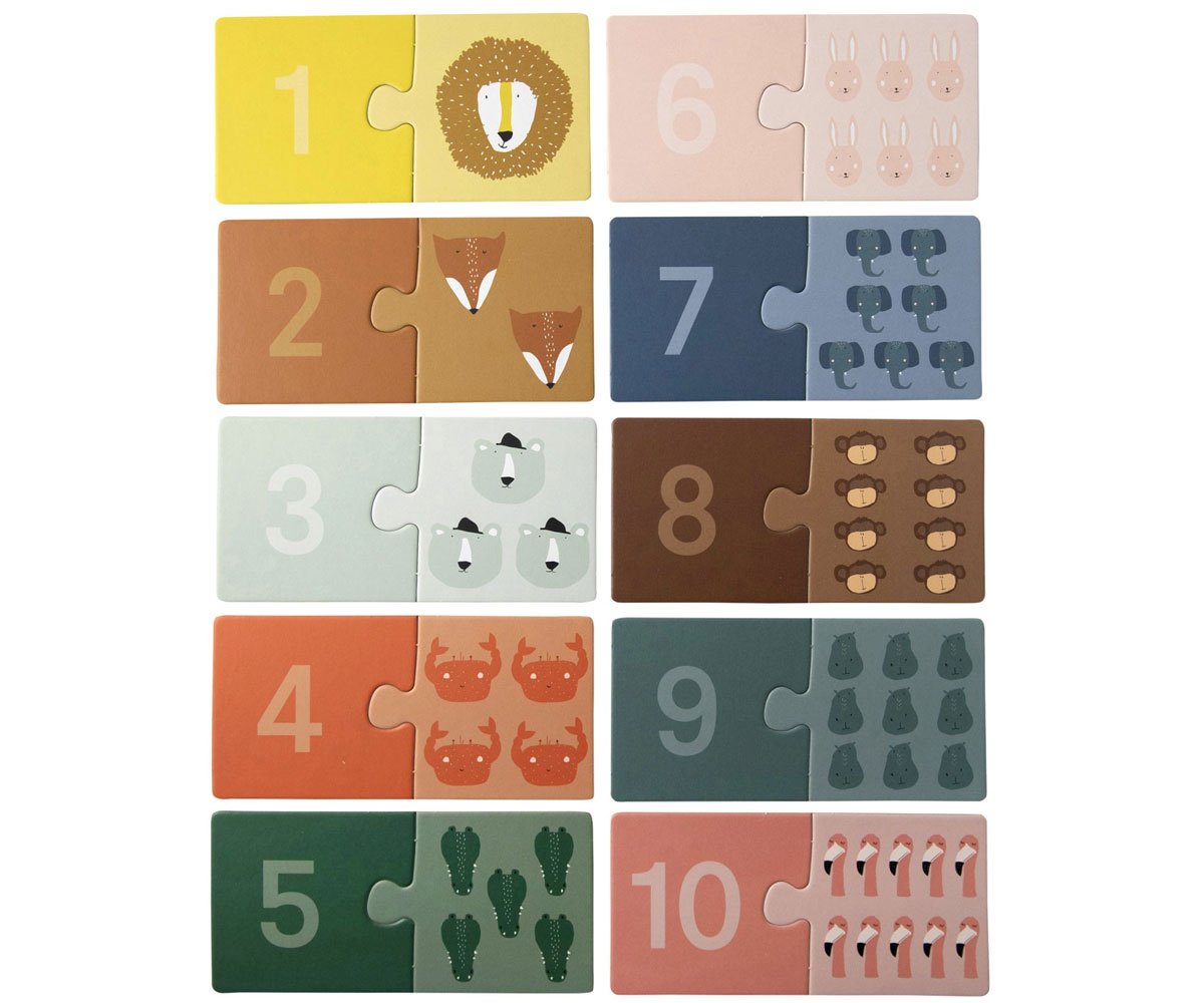 Puzzle pour Compter Animaux