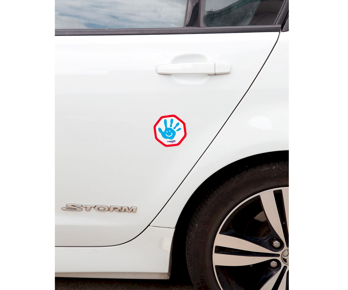 Houdini High 5 Safety Kids Car Sticker