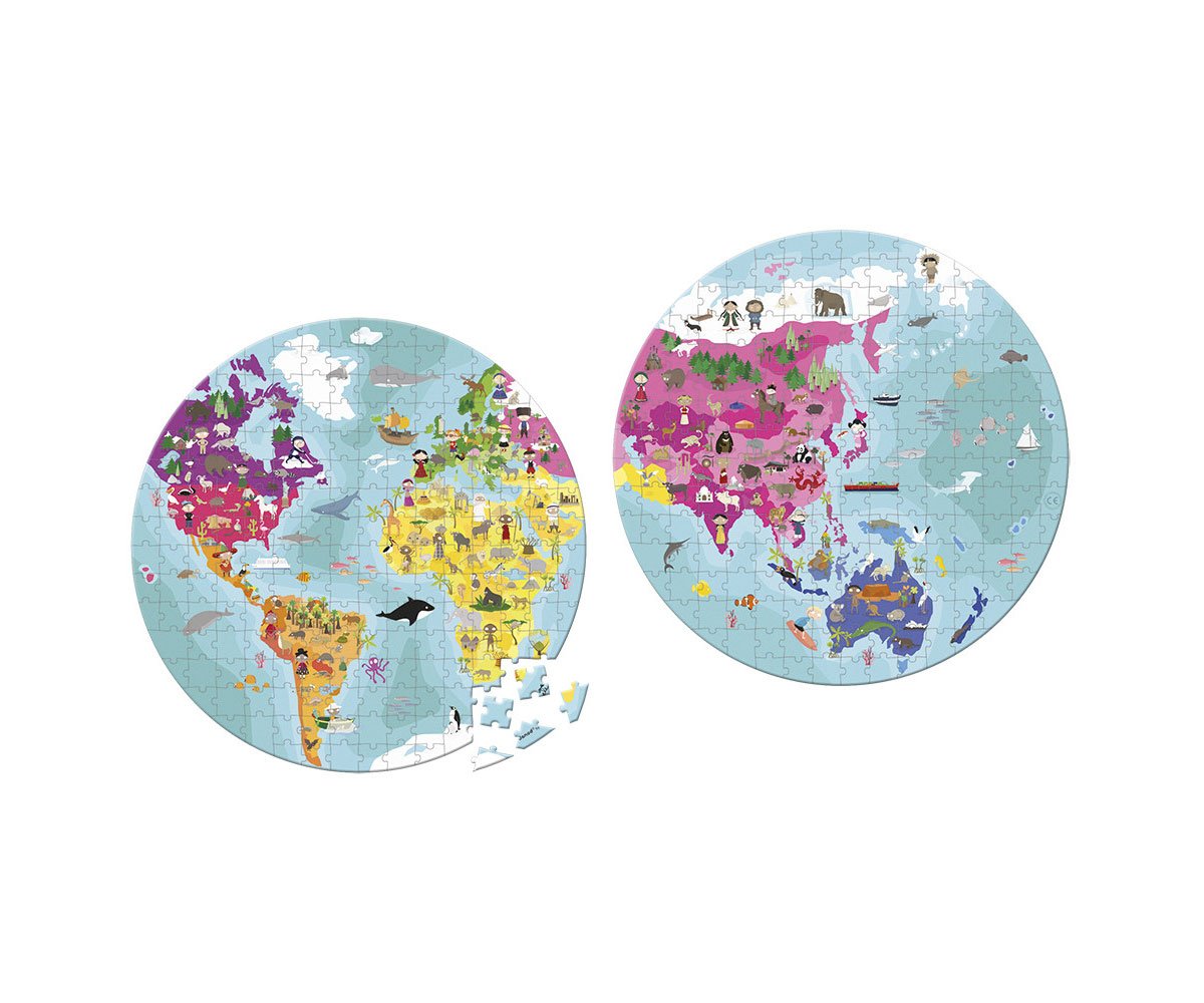 Puzzle Ilustrado Planeta Azul 208 Piezas