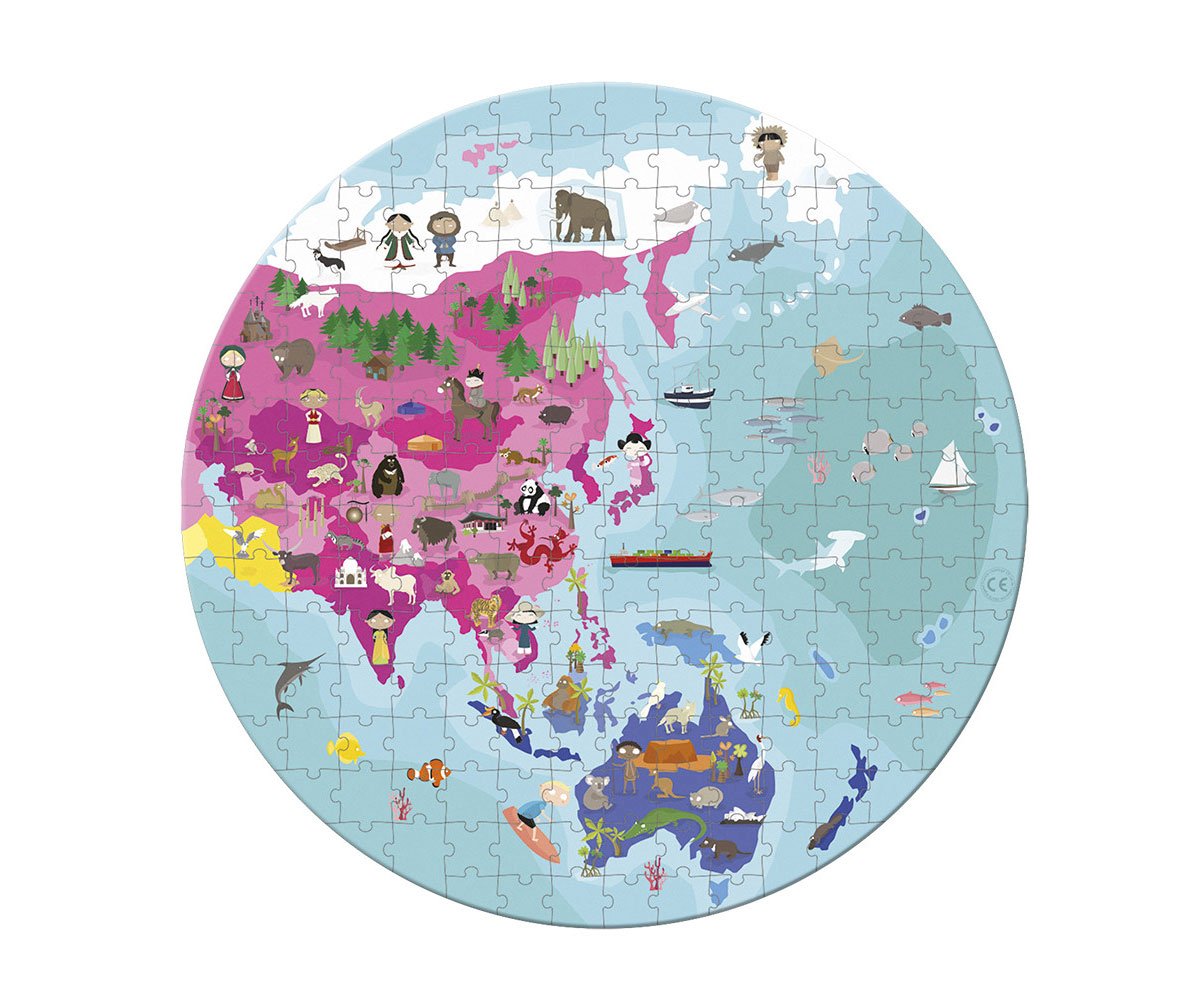 Puzzle Ilustrado Planeta Azul 208 Piezas