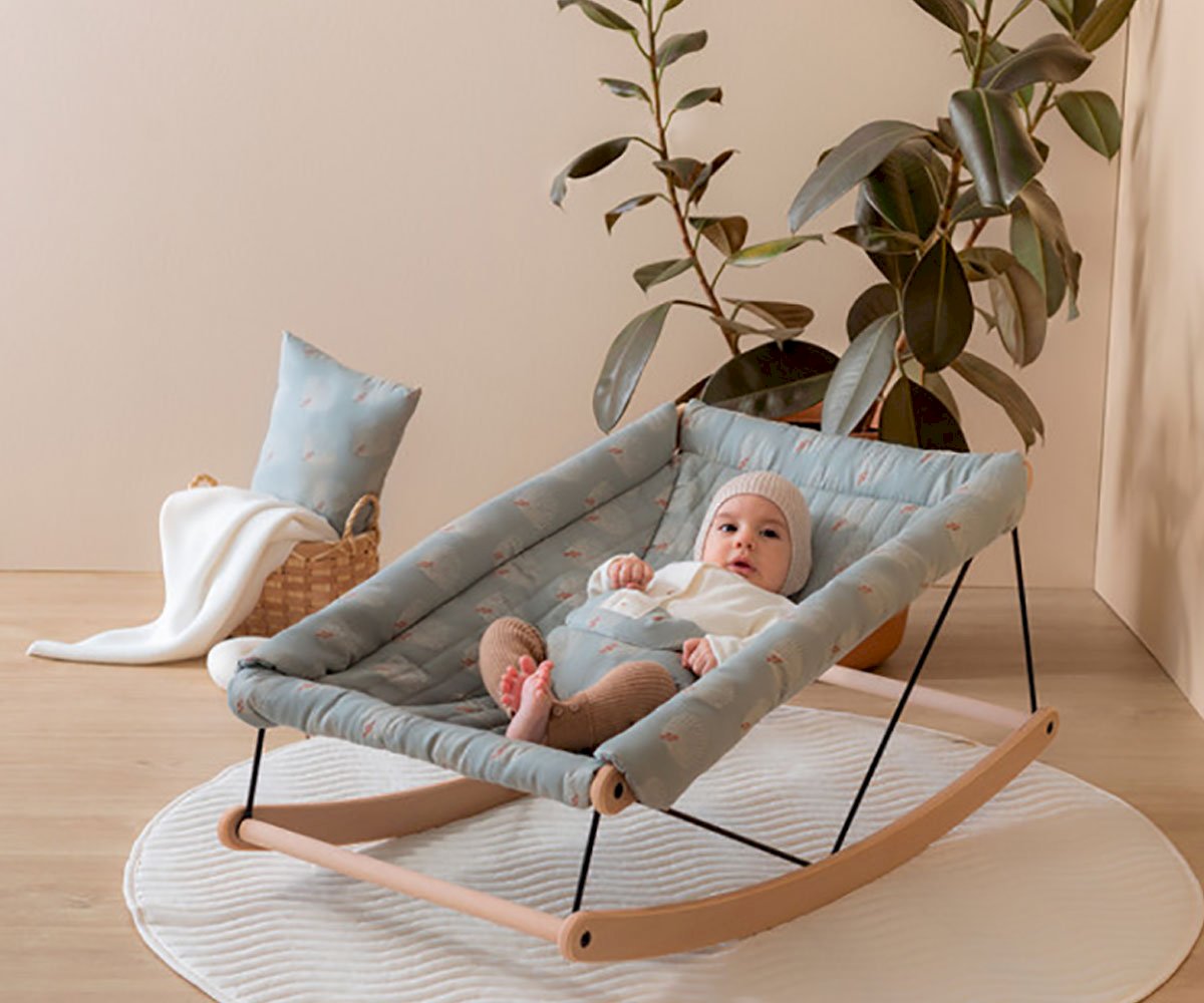 Transat pour Bébé Growing Green avec Housse White Gatsby