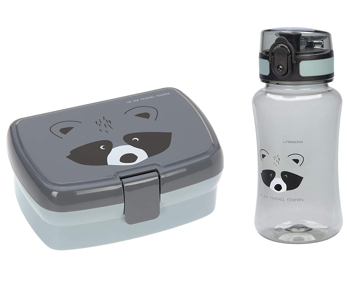 Lunchbox + Borraccia Racoon