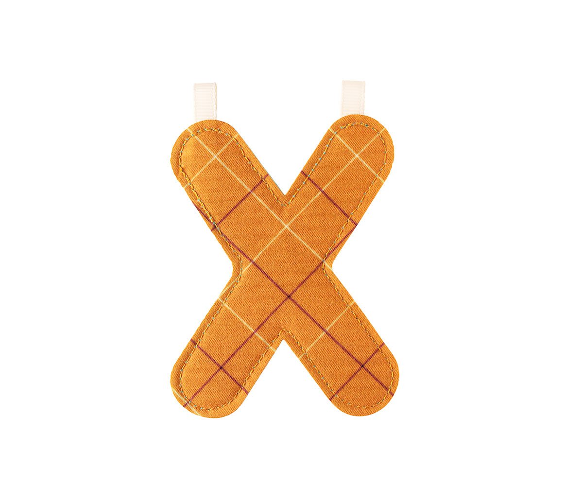 Lettre Tissu Lilliputiens X