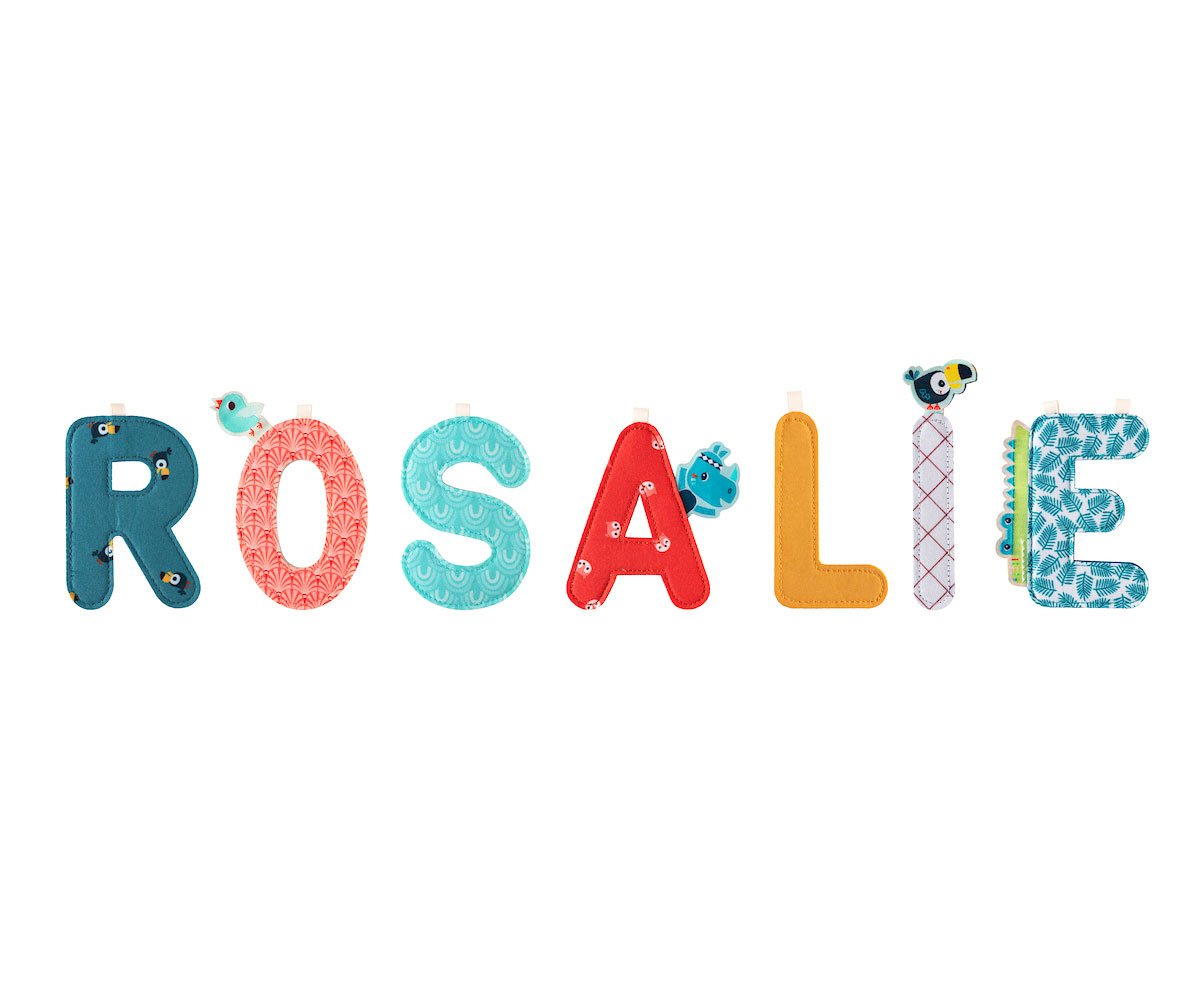 Lettre Tissu Lilliputiens X