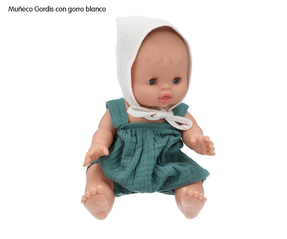 Bonnet Cutie pour Poupée Vert