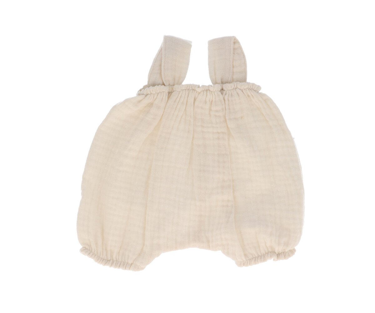 Salopette Cutie Blanche pour Poupées