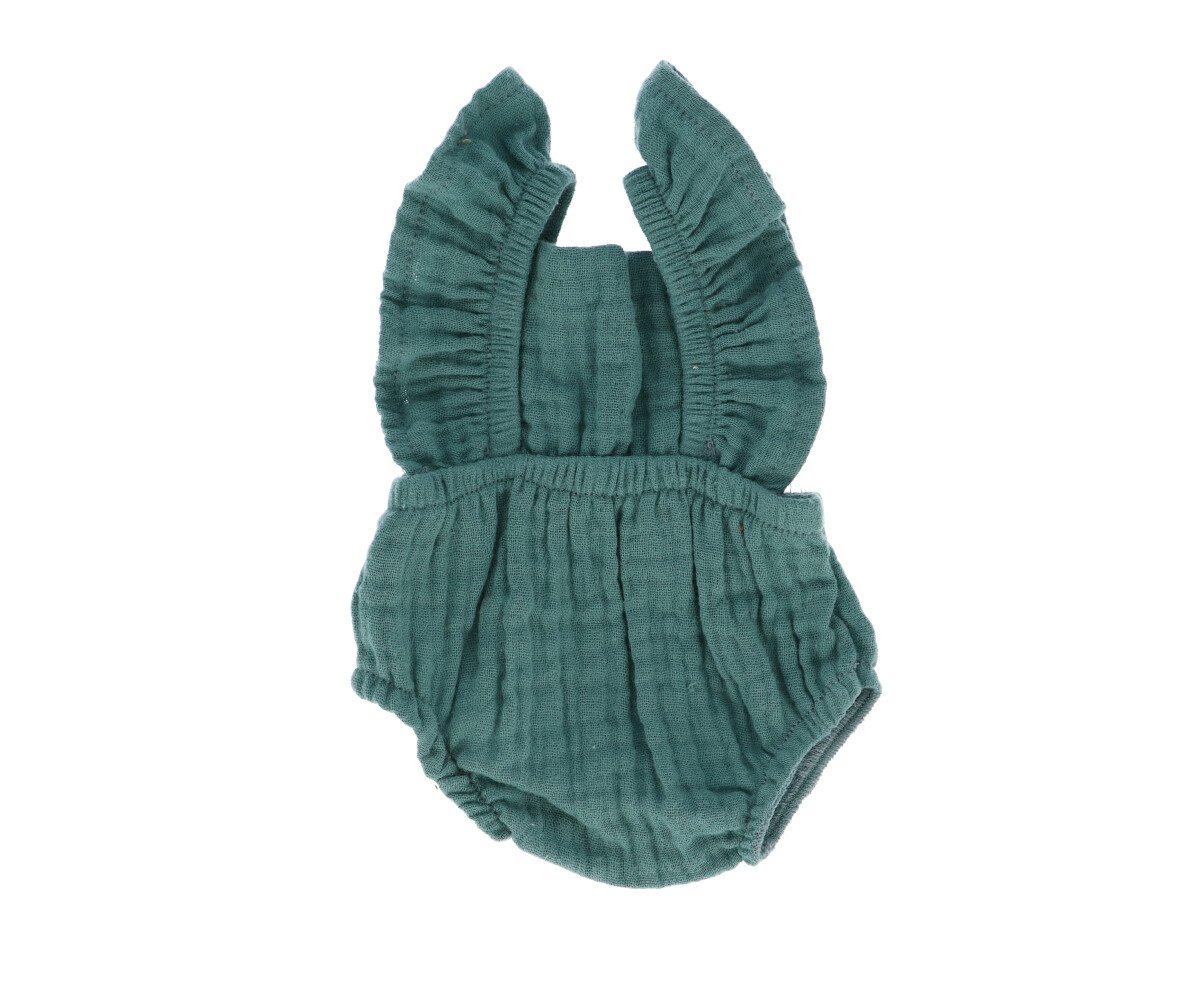 Barboteuse de poupée verte