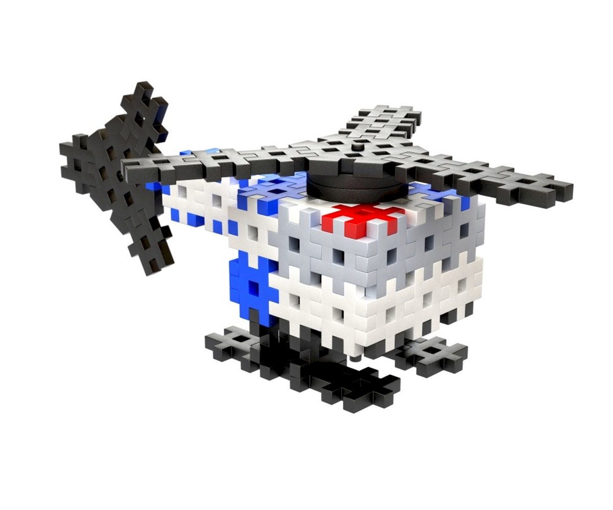 Peças de construção Veículos Polícia 4 em 1