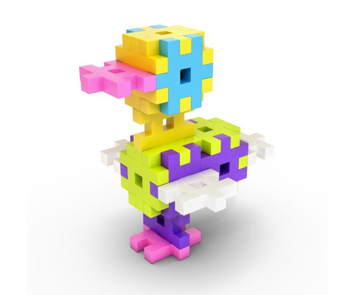 50 Peças Maxi Pink Construção