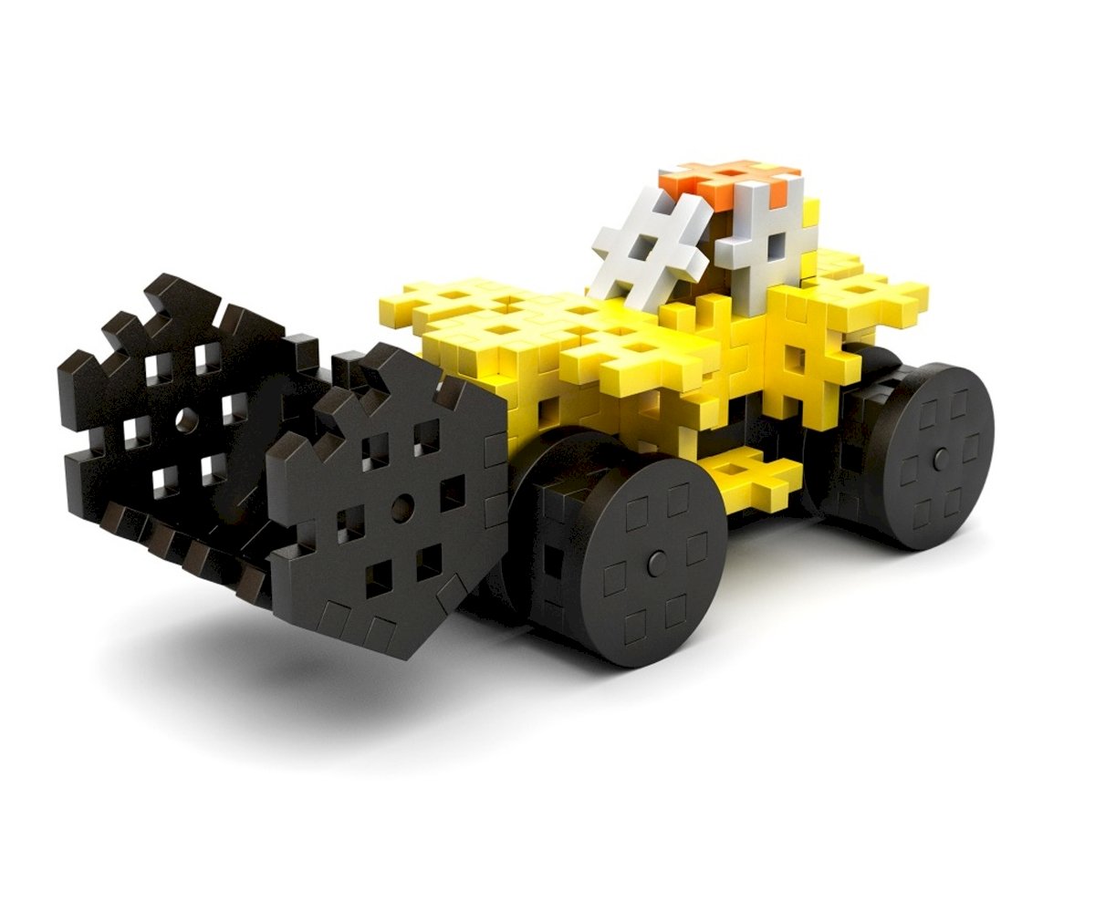 Peças de Construção Veículos Obras 4 em 1