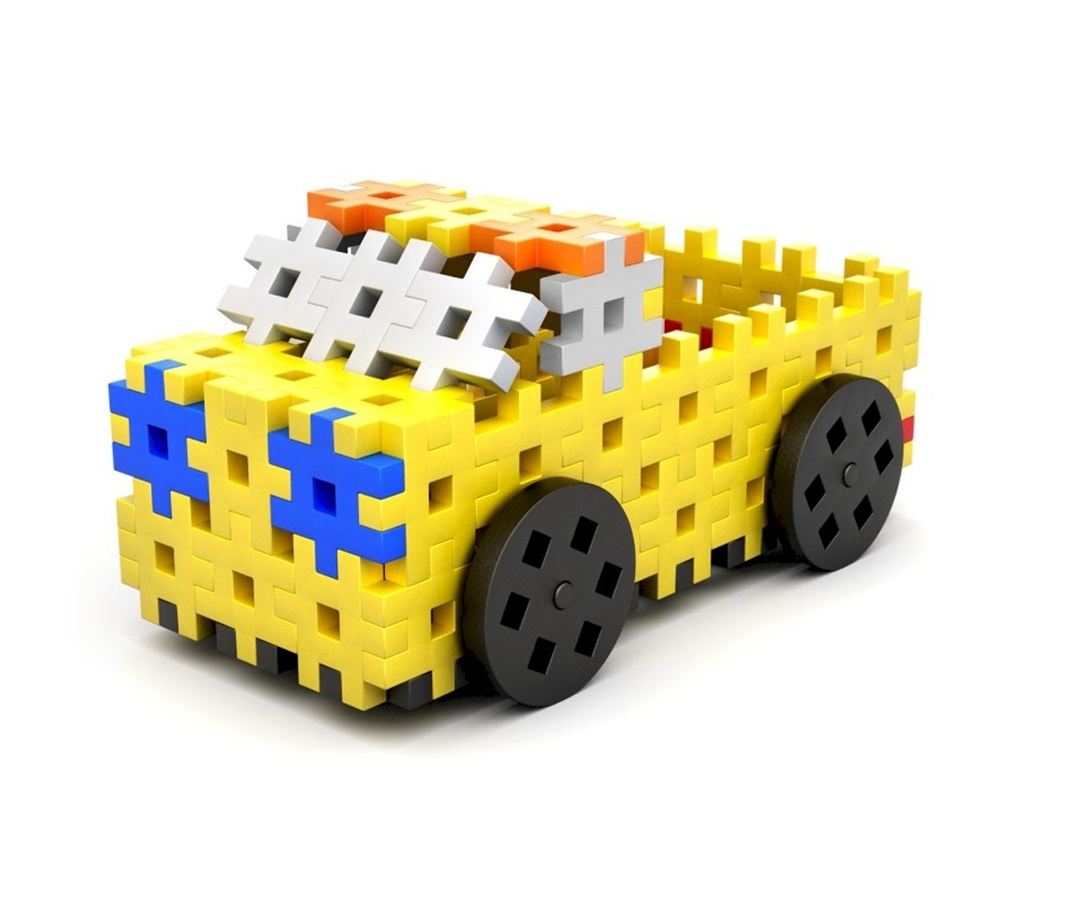 Peças de Construção Veículos Obras 4 em 1