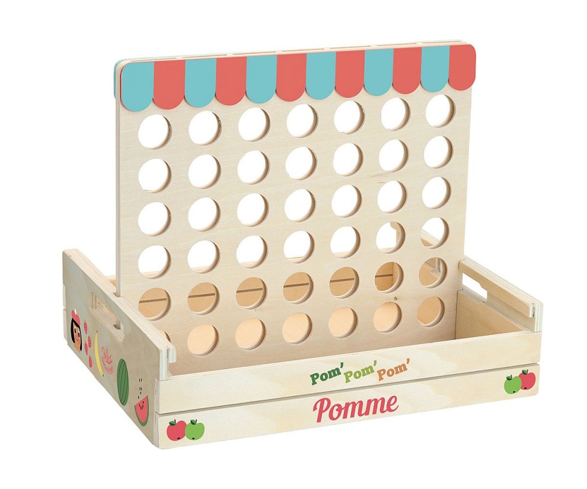 4 maçãs em uma fileira