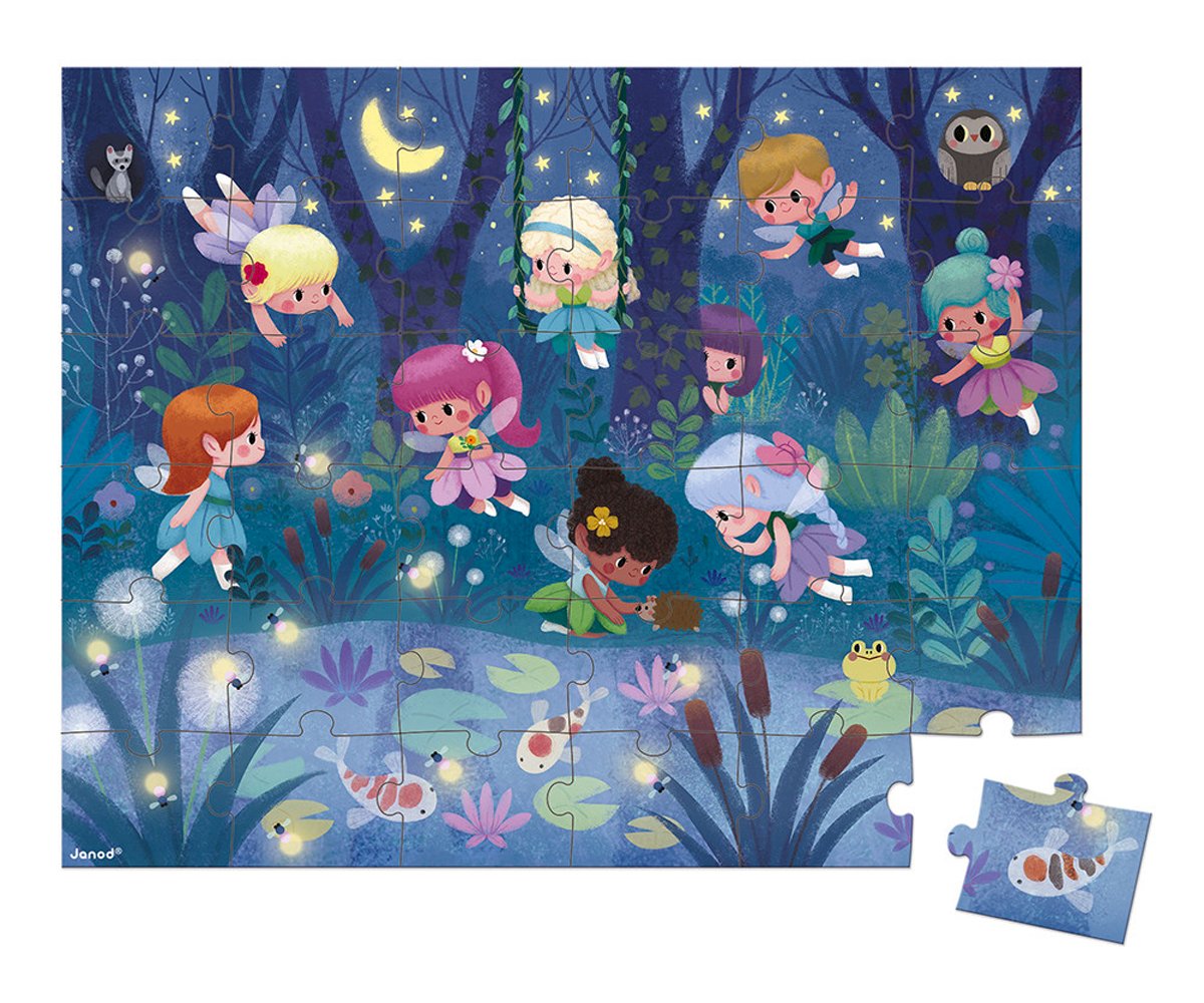 Puzzle Fatine e Ninfee 36pz