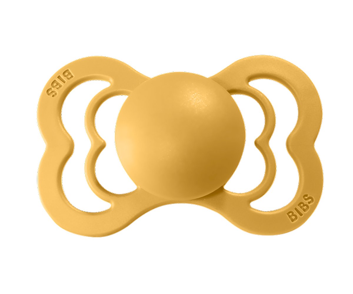 2 Chupetas BIBS Supreme Latéx Honey Bee/ Olive