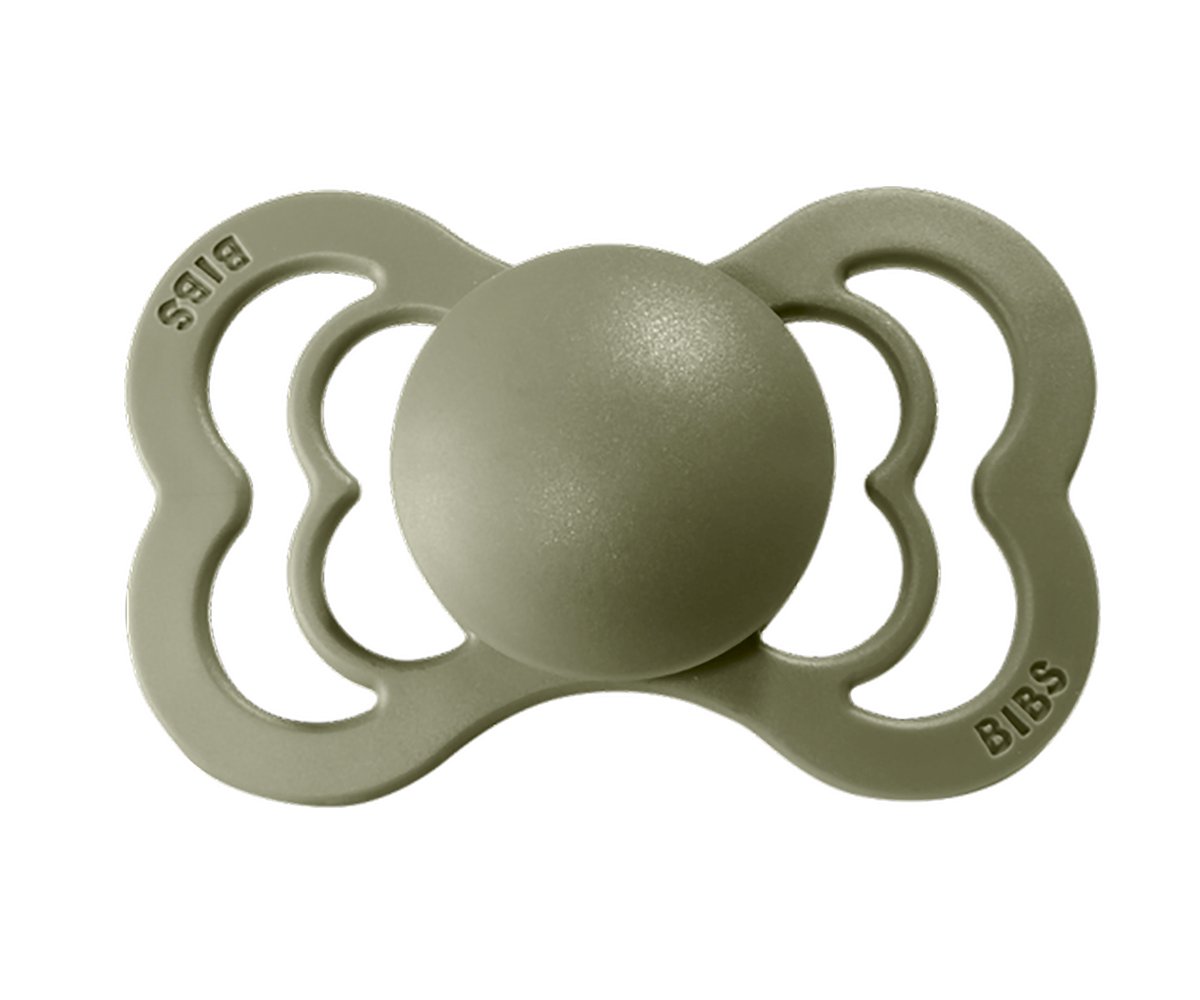 2 Chupetas BIBS Supreme Latéx Honey Bee/ Olive