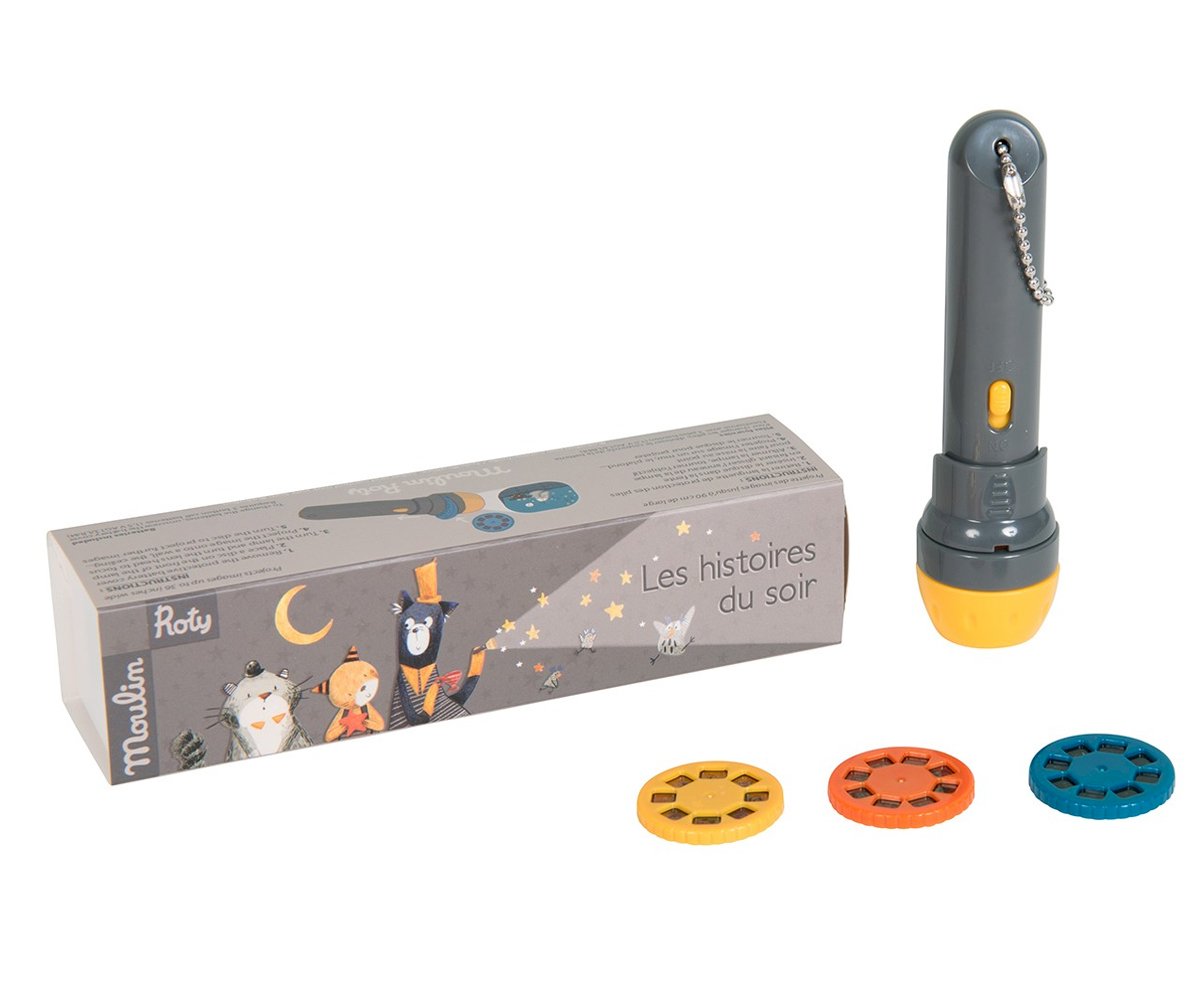 Lanterne-projecteur d'histoires Moustaches