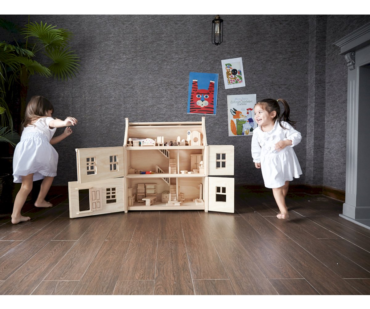 Sala de Estar Clásica para Casa de Muñecas