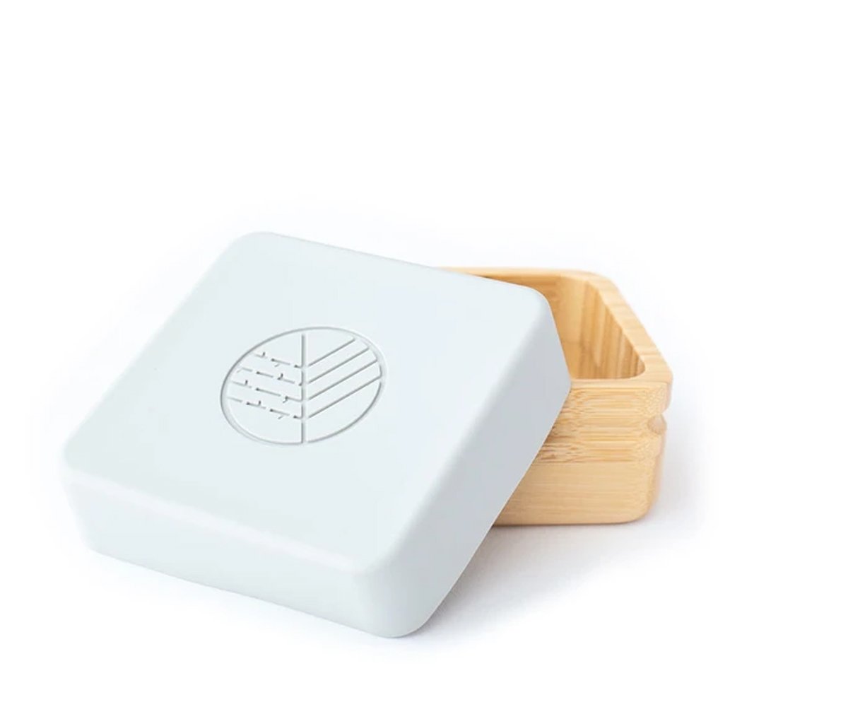 2 Snack Box Bambù Azzurro/Grigio