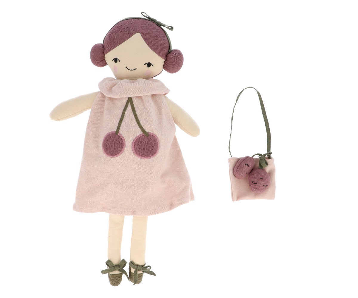 Boneca de torta de cereja grande