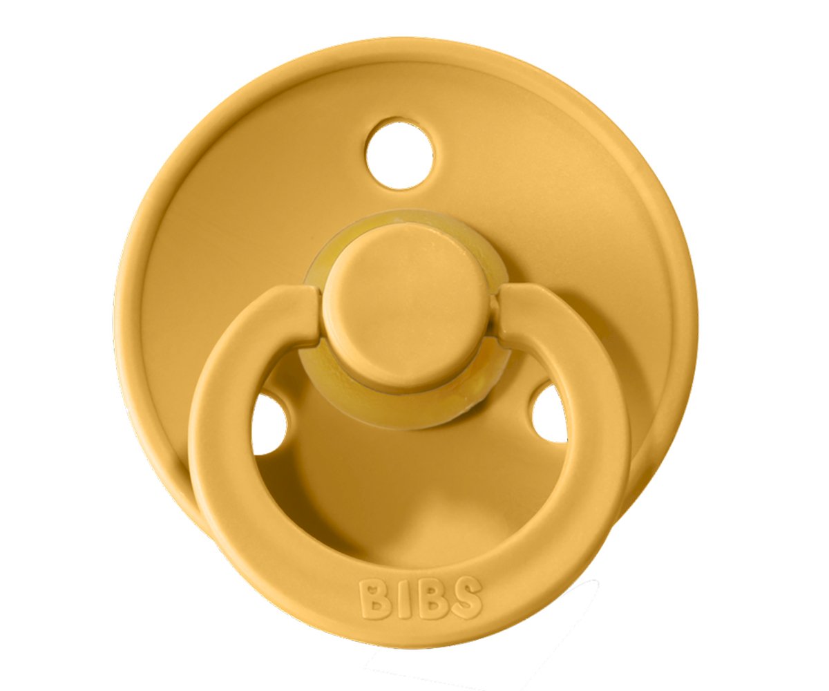 2  BIBS Pacifiers Colours Honey Bee/Olive