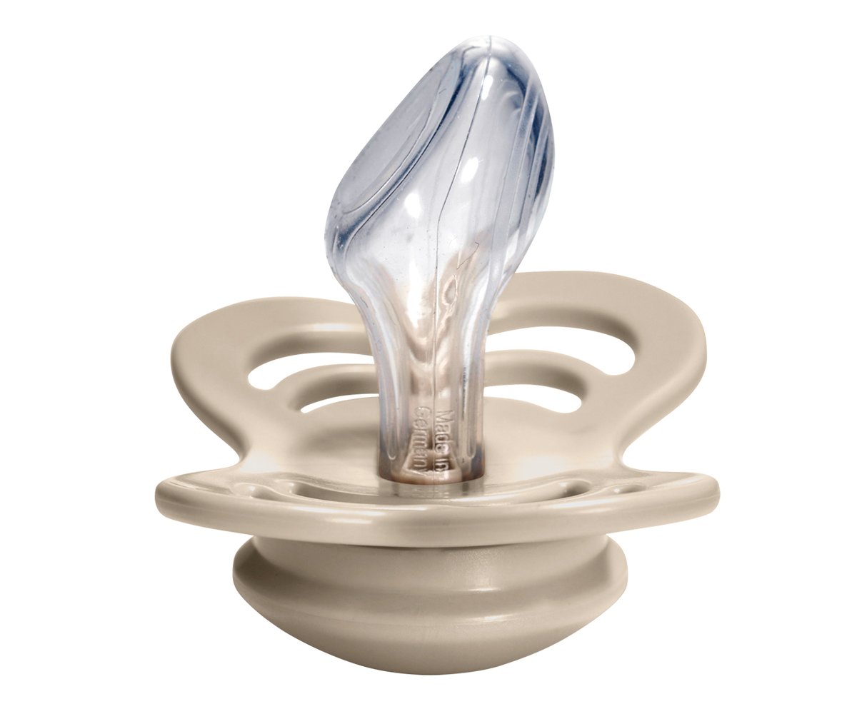 Pack 2 Succhietti BIBS Couture Vanilla/Peach Silicone