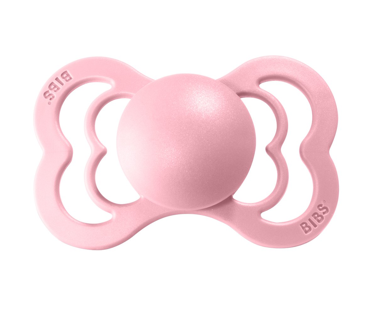 Pack 2 Succhietti BIBS Supreme Ivory/Baby Pink Lattice