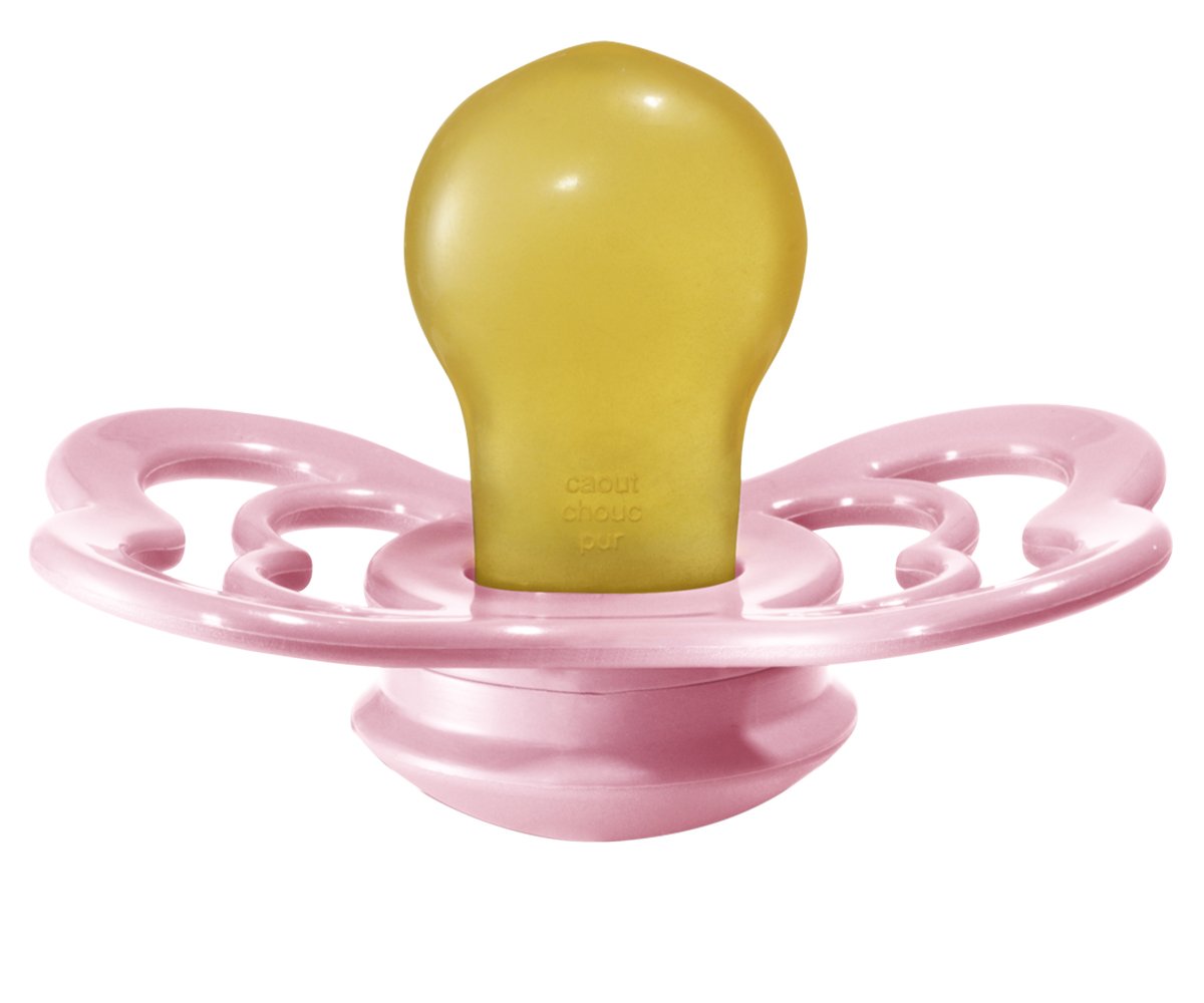 Pack 2 Succhietti BIBS Supreme Ivory/Baby Pink Lattice