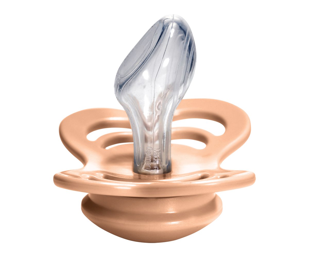 Pack 2 Succhietti BIBS Couture Vanilla/Peach Silicone