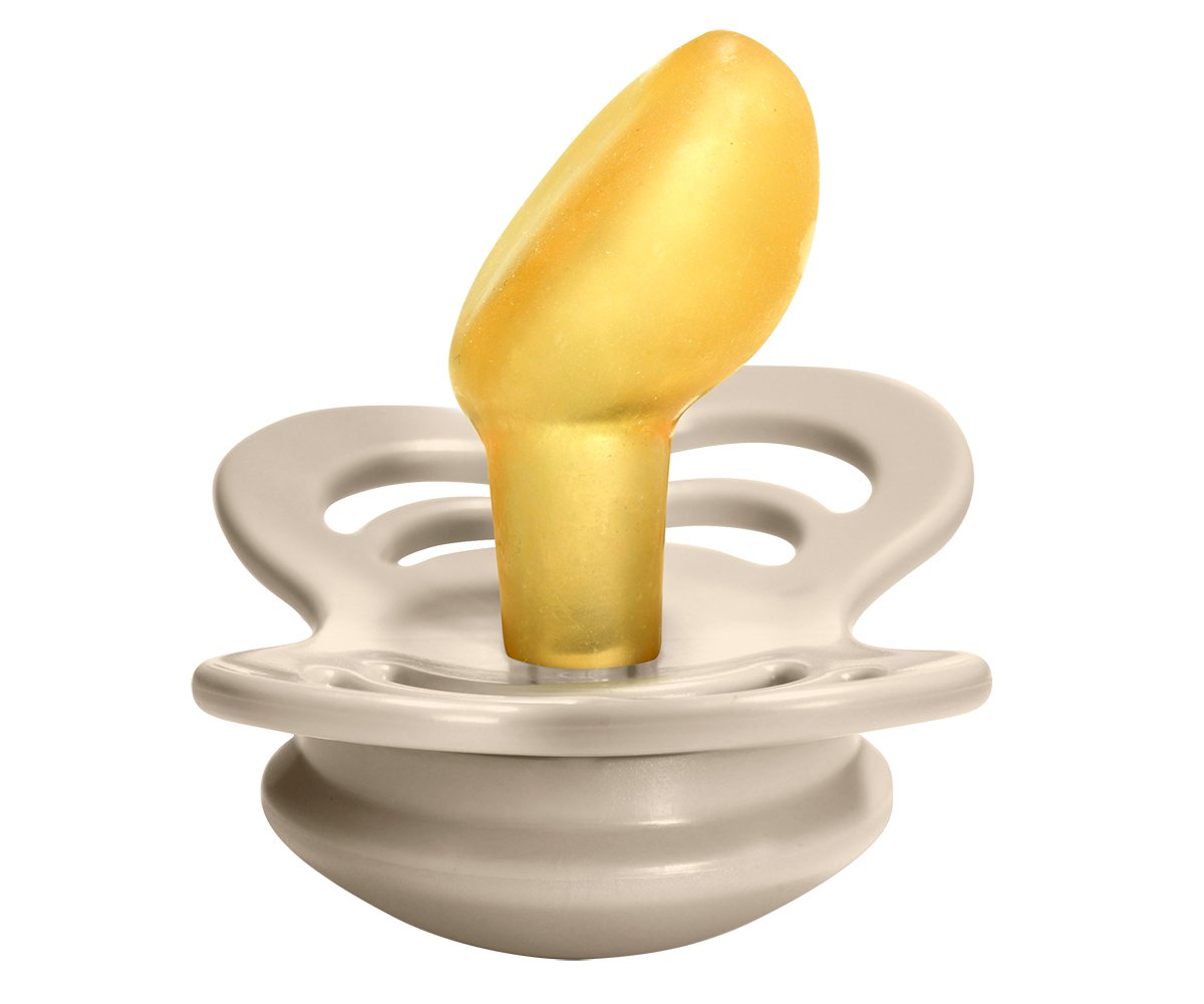 2 Chupetas Bibs Couture Latéx  Vainilla/Mocha