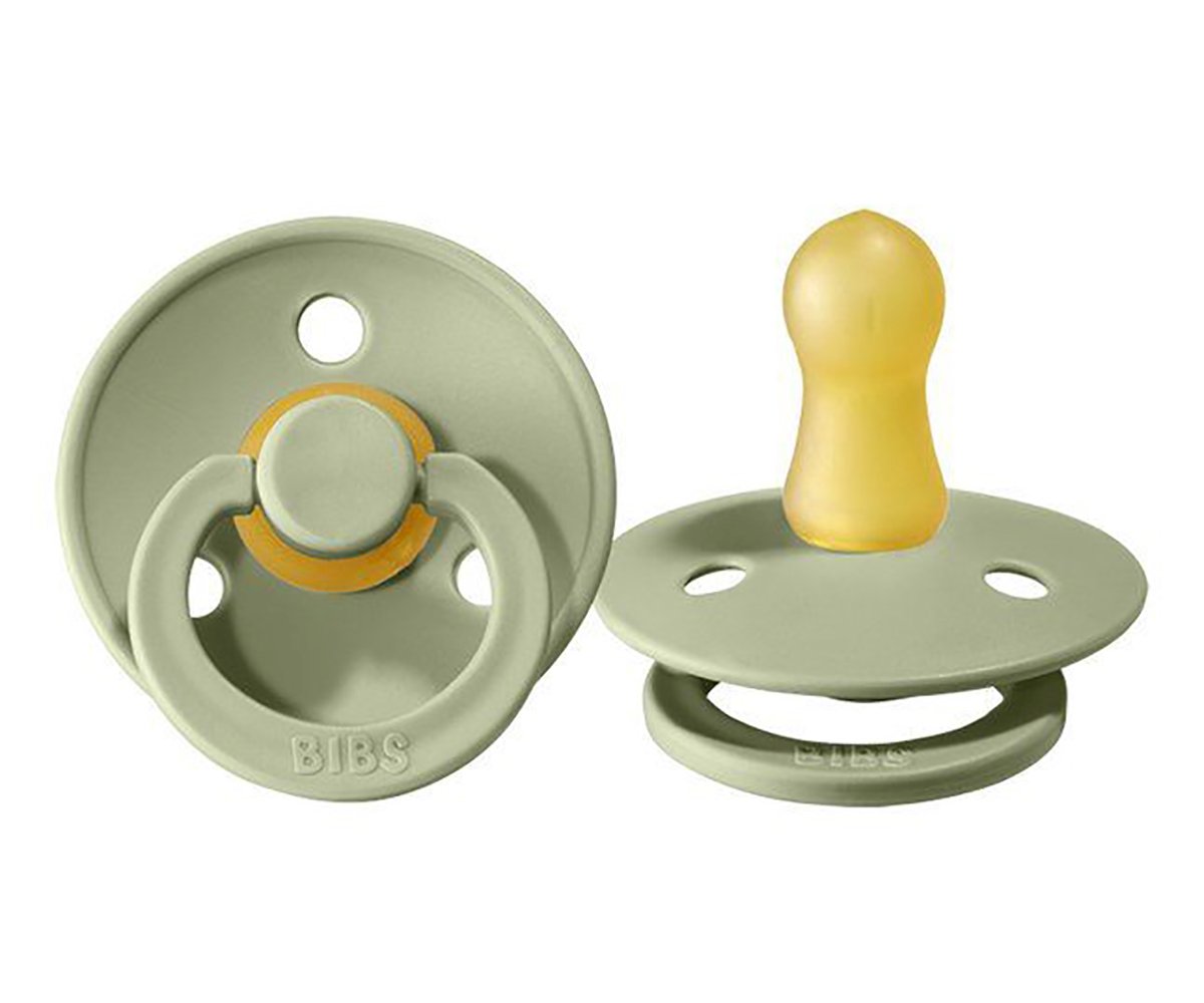 2 Succhietti BIBS Colour Round Sage/Hunter Green