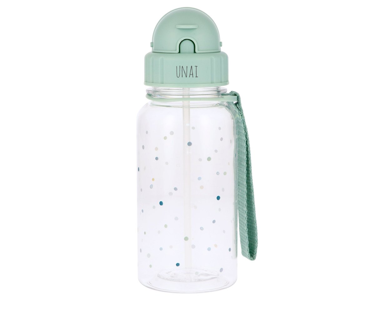 Botella Plástico Dots Sage Personalizable