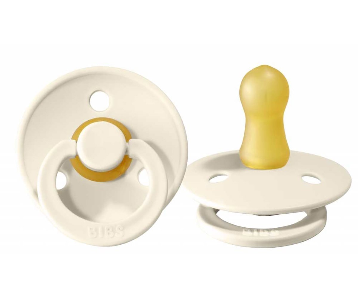 2 Succhietti BIBS Colour Round Blush/Ivory