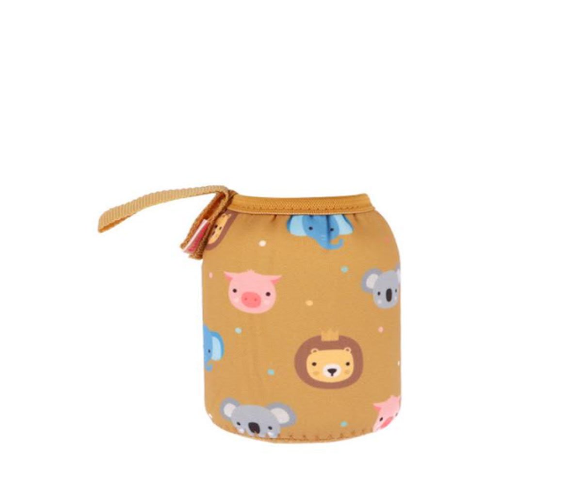 Housse en Néoprène 350ml Personnalisable Animal Friends