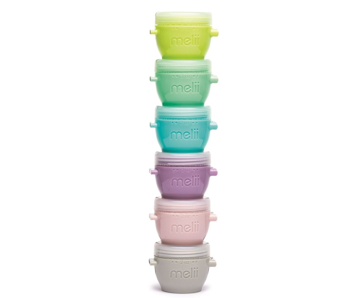 Set 6 Porta Alimenti Bebè Snap & Go Pods Multicolor 60ml