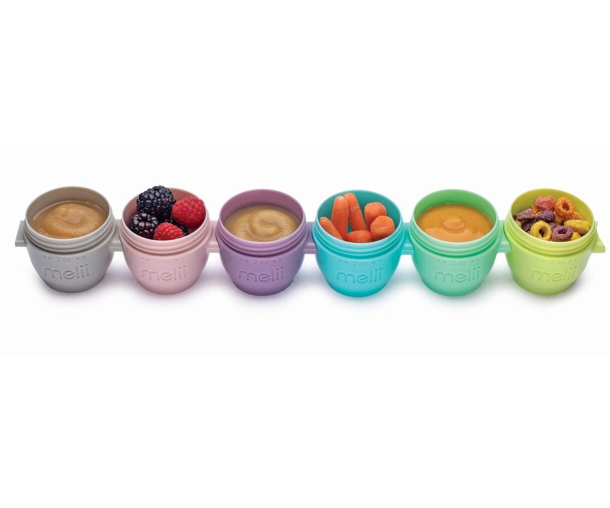 Set 6 Porta Alimenti Bebè Snap & Go Pods Multicolor 60ml