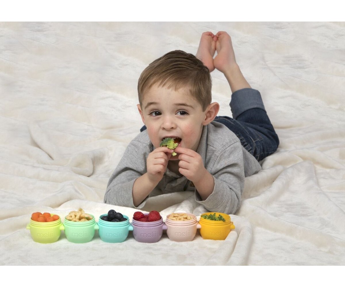 Set 6 Porta Alimenti Bebè Snap & Go Pods Multicolor 60ml