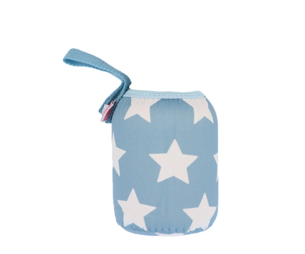Housse en Néoprène Étoiles Bleu Niagara 350ml Personnalisable