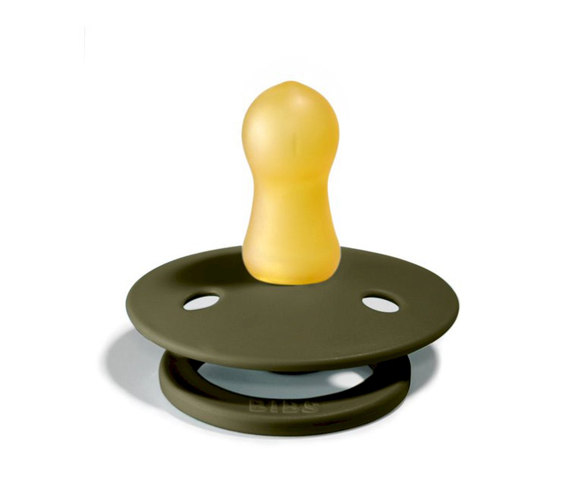 2 Chupetes BIBS Colour Round Woodchuck/Hunter Green