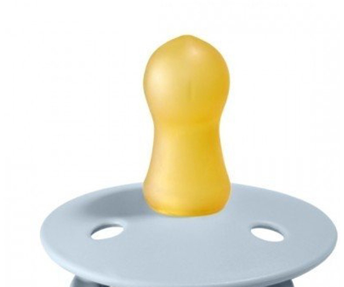 2 Succhietti BIBS Colour Round Notturni Iron/Baby Blue