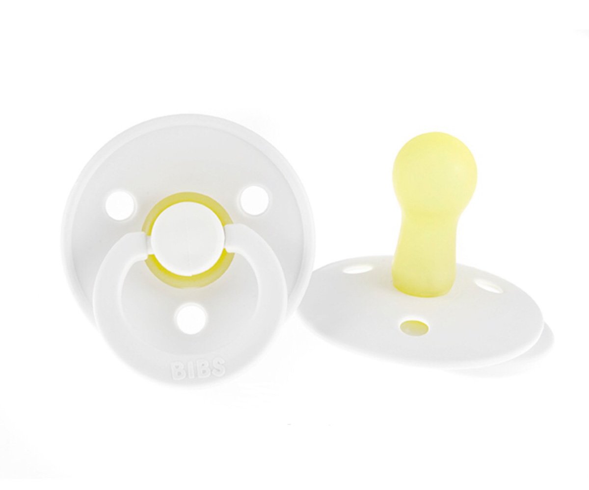 2 Succhietti BIBS Colour Round Black/White