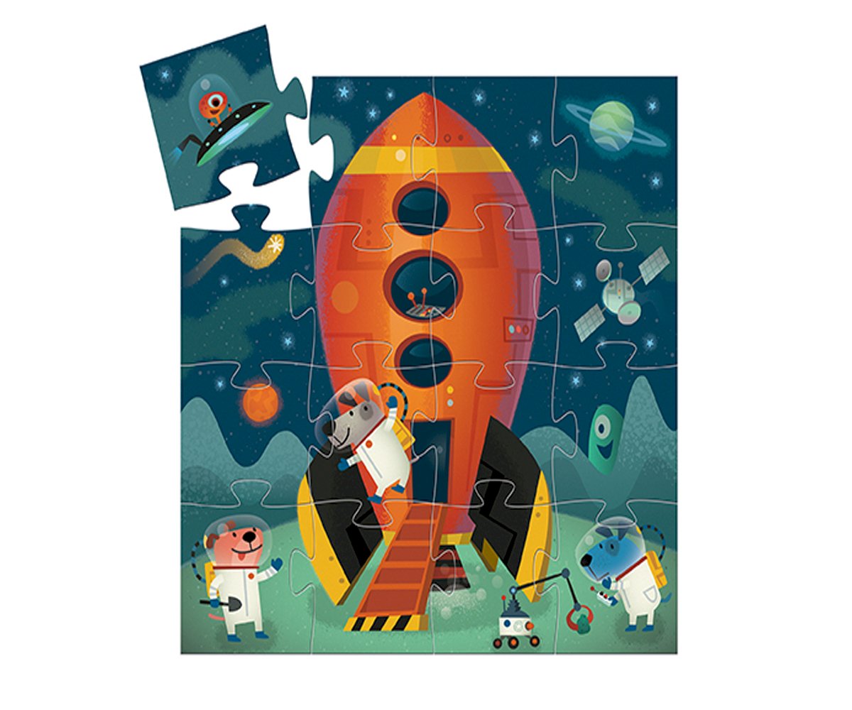 Puzzle Silueta Nave Espacial