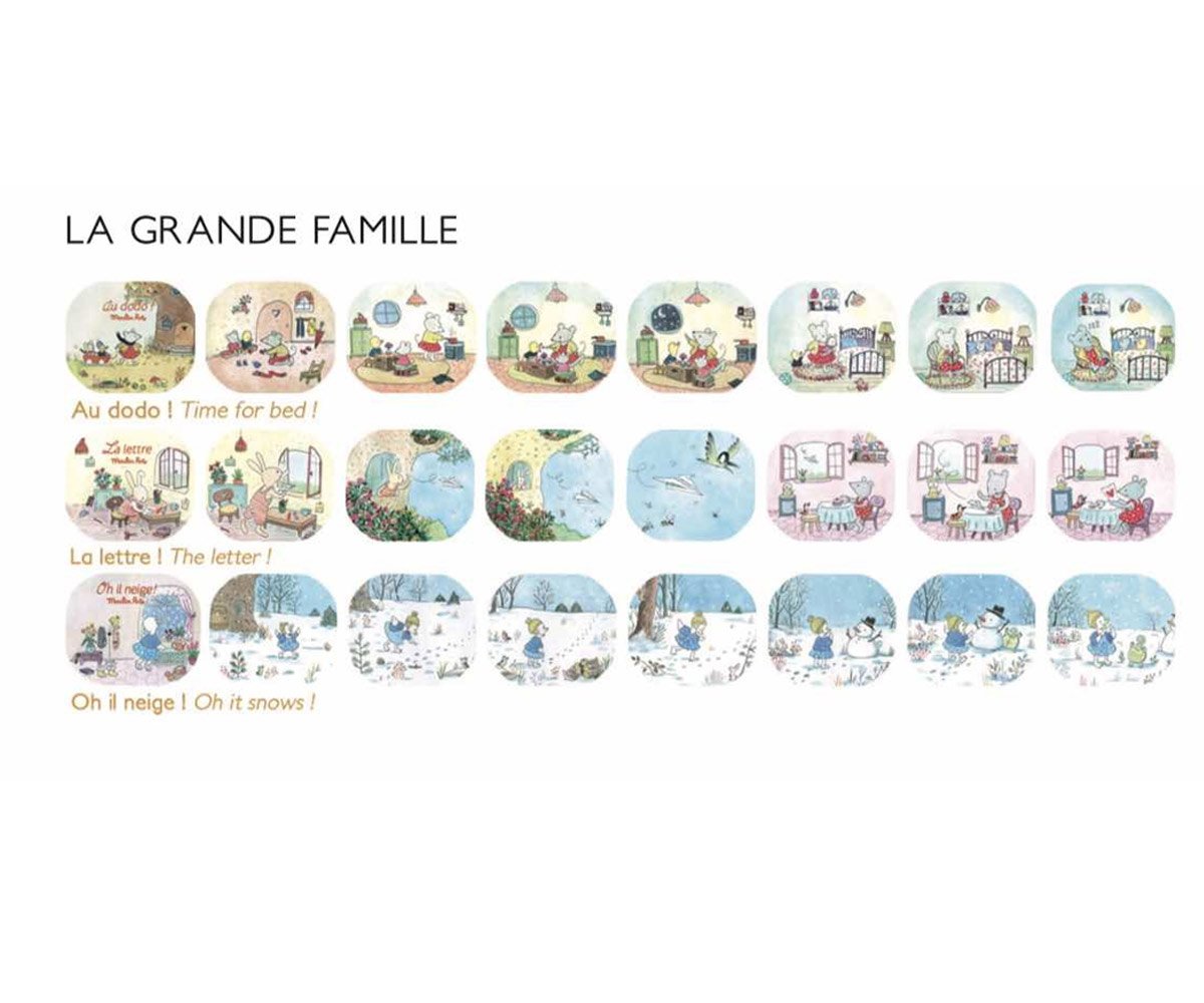 Boîte 3 Disques pour Lanterne Projecteur La Grande Famille