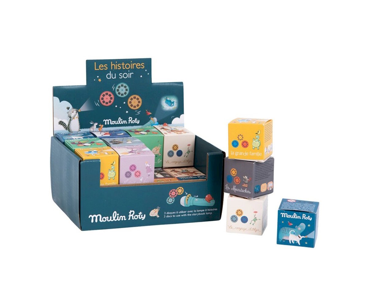 Boîte 3 Disques pour Lanterne Projecteur La Grande Famille