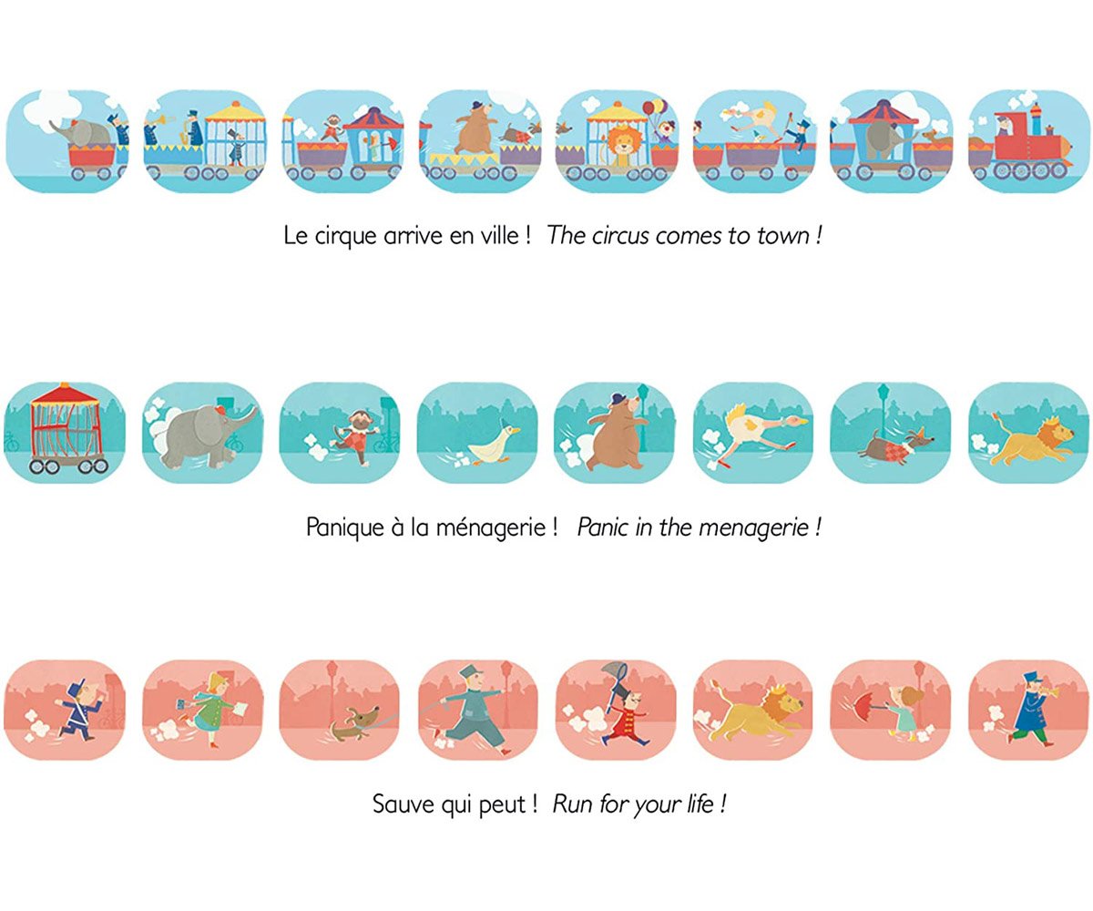 Caja con 3 Discos para Linterna Proyector Historias de Circo