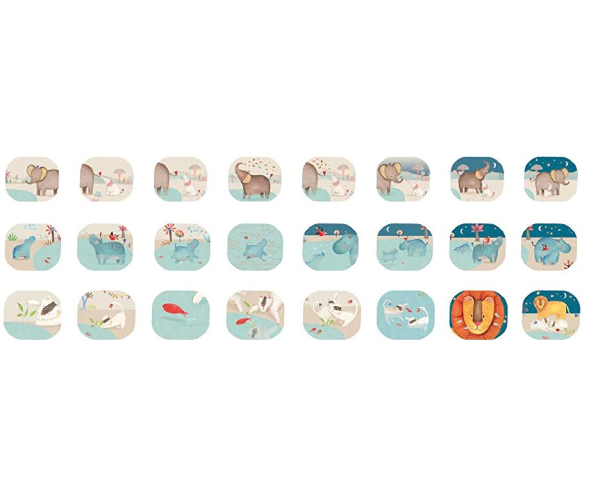 Boîte 3 Disques pour Lanterne Projecteur Le Papoum