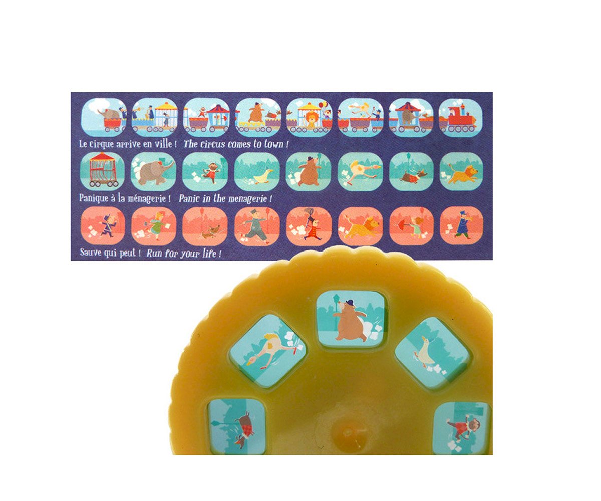 Caja con 3 Discos para Linterna Proyector Historias de Circo