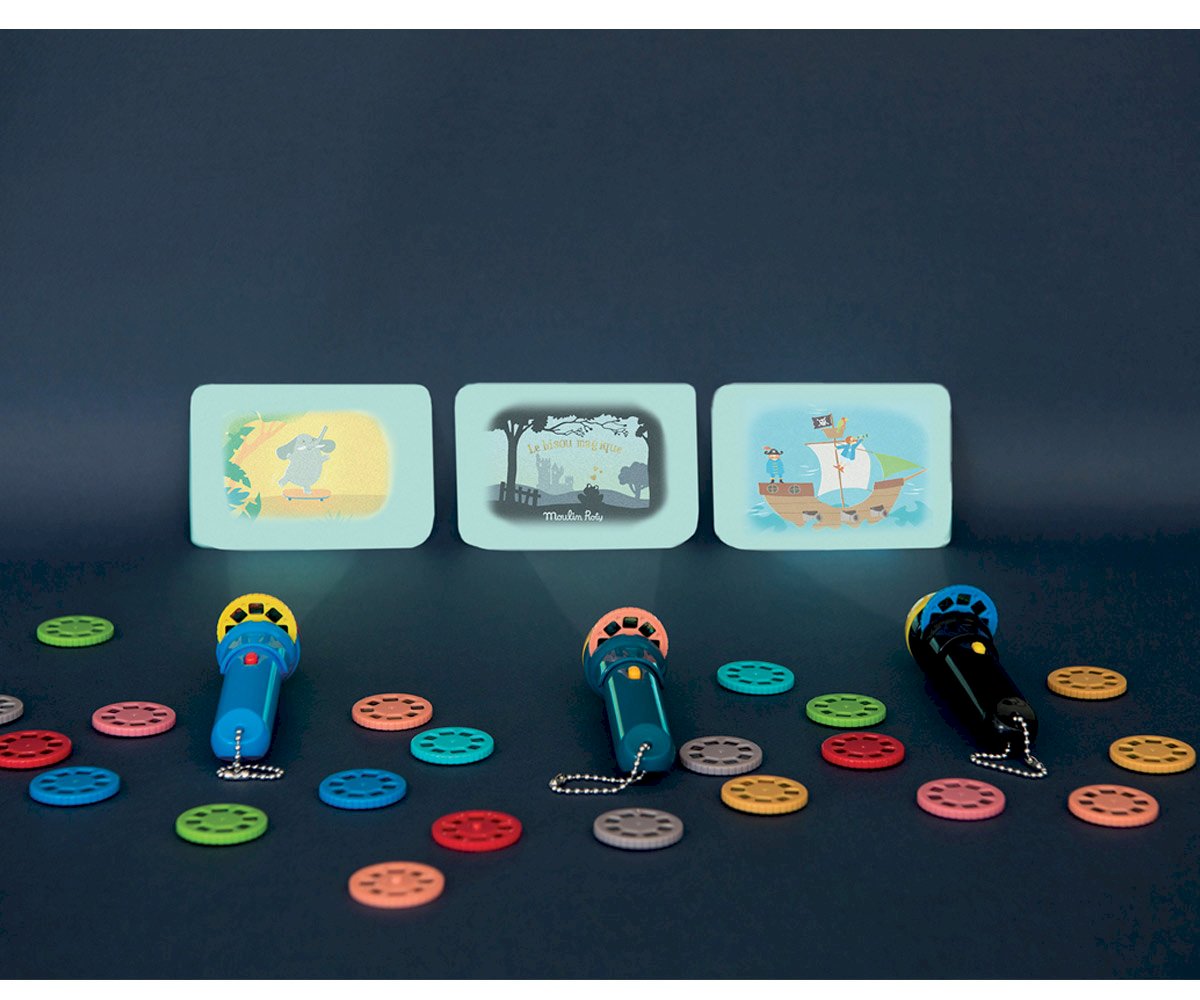 Boîte 3 Disques pour Lanterne Projecteur Le Papoum