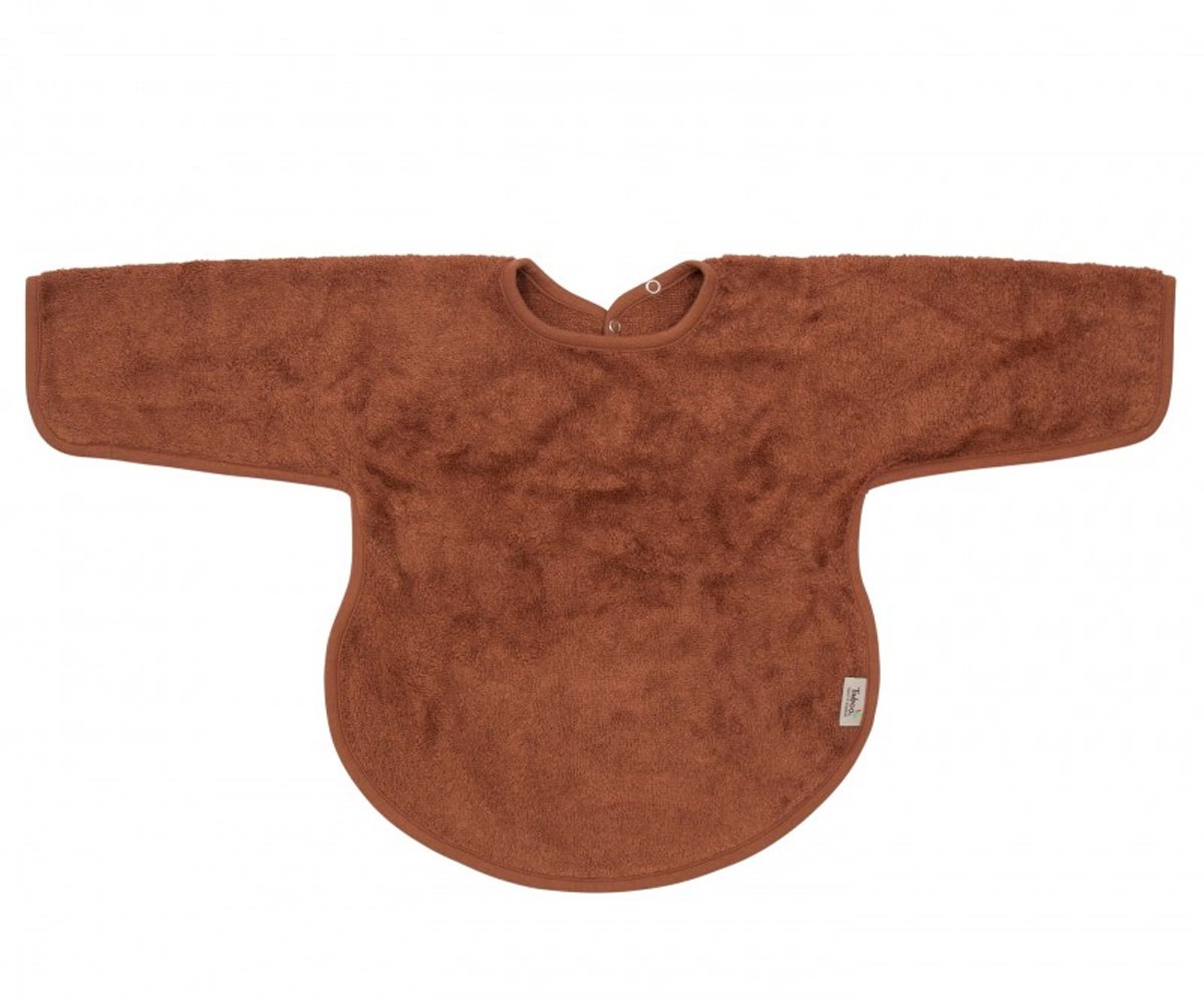 Babero con Mangas Timboo Hazel Brown Personalizable